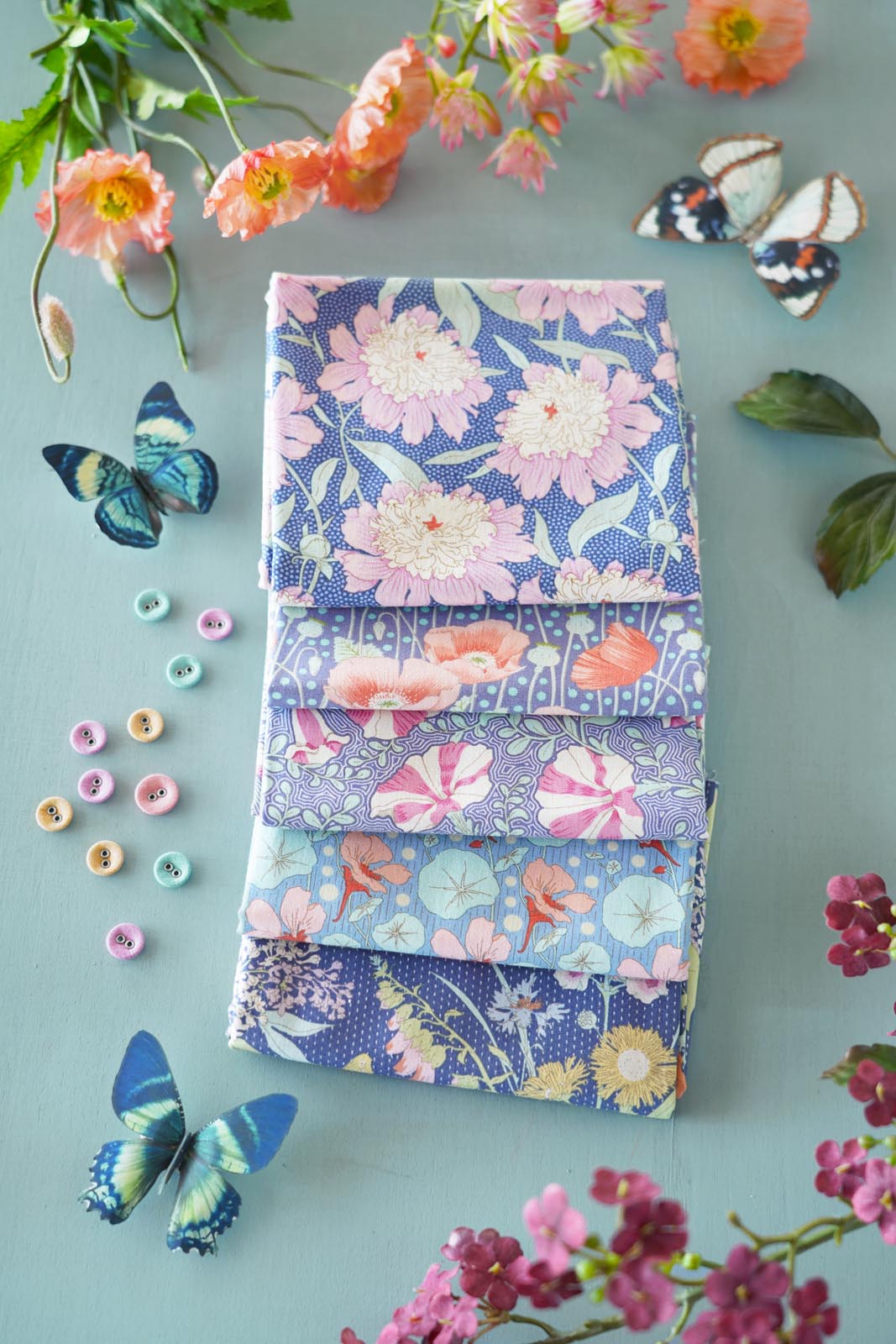 Gardenlife Fabric Blue